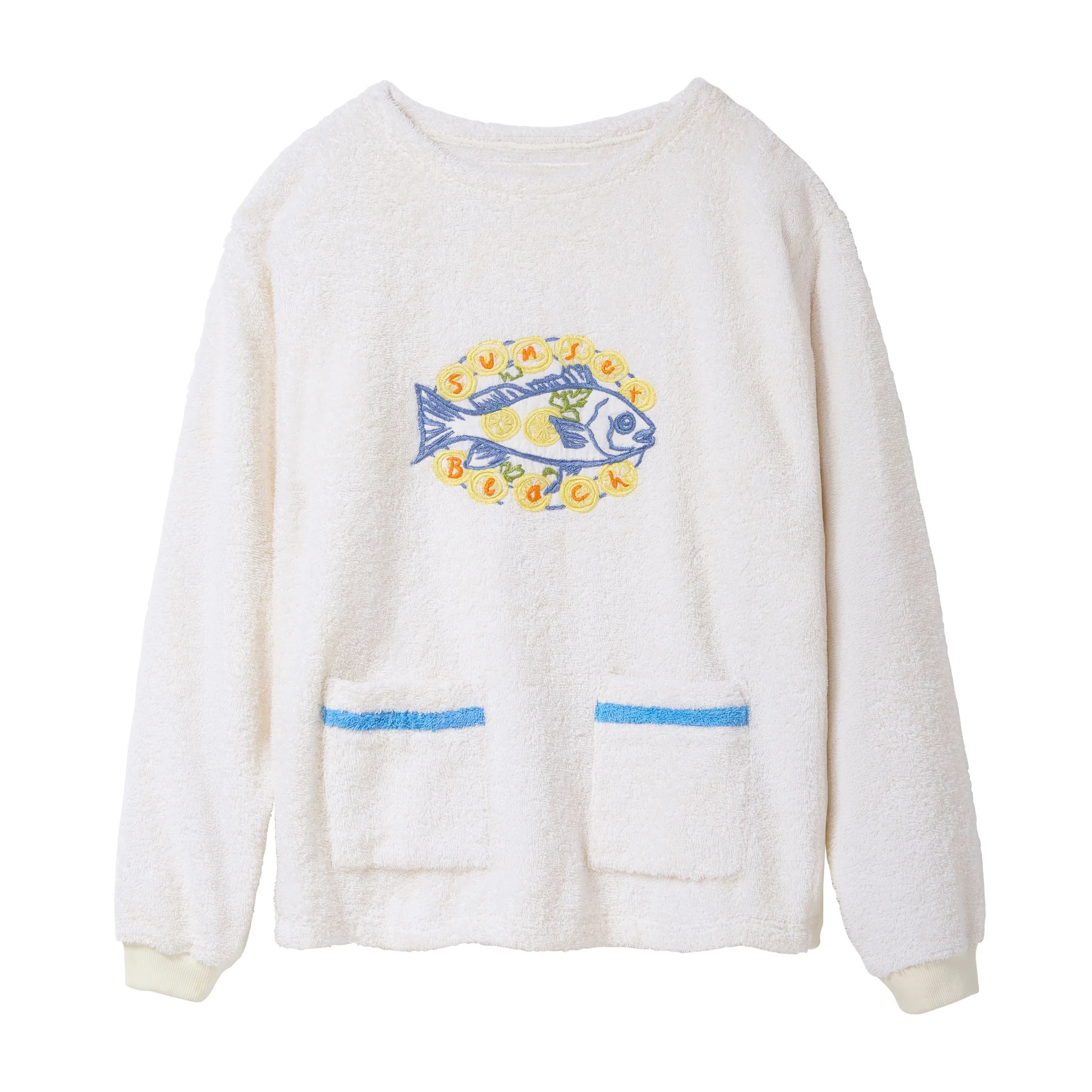 'Sunset Beach' Branzino Boatneck (Terrycloth)