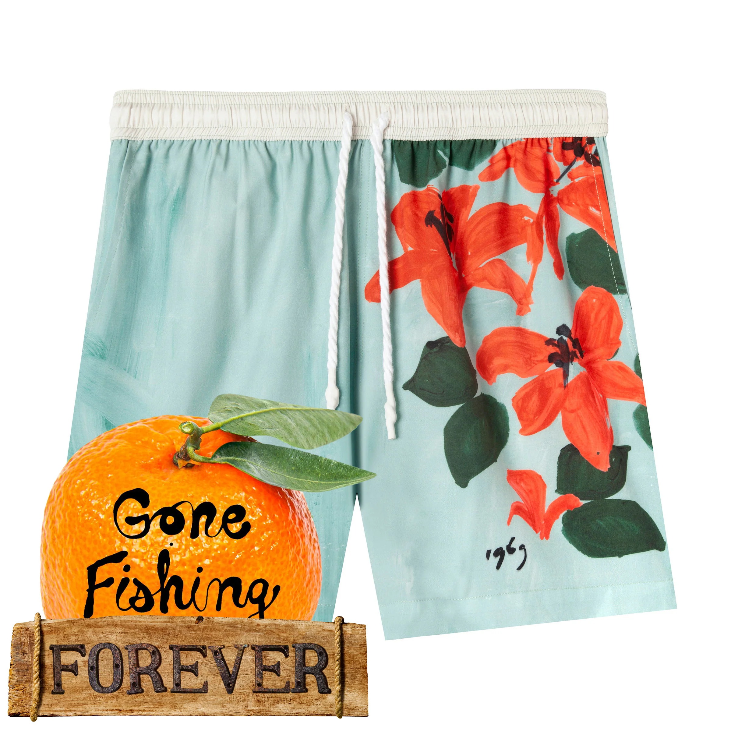 'Coast Lines' x Hôtel Magique ~ Swim Trunks