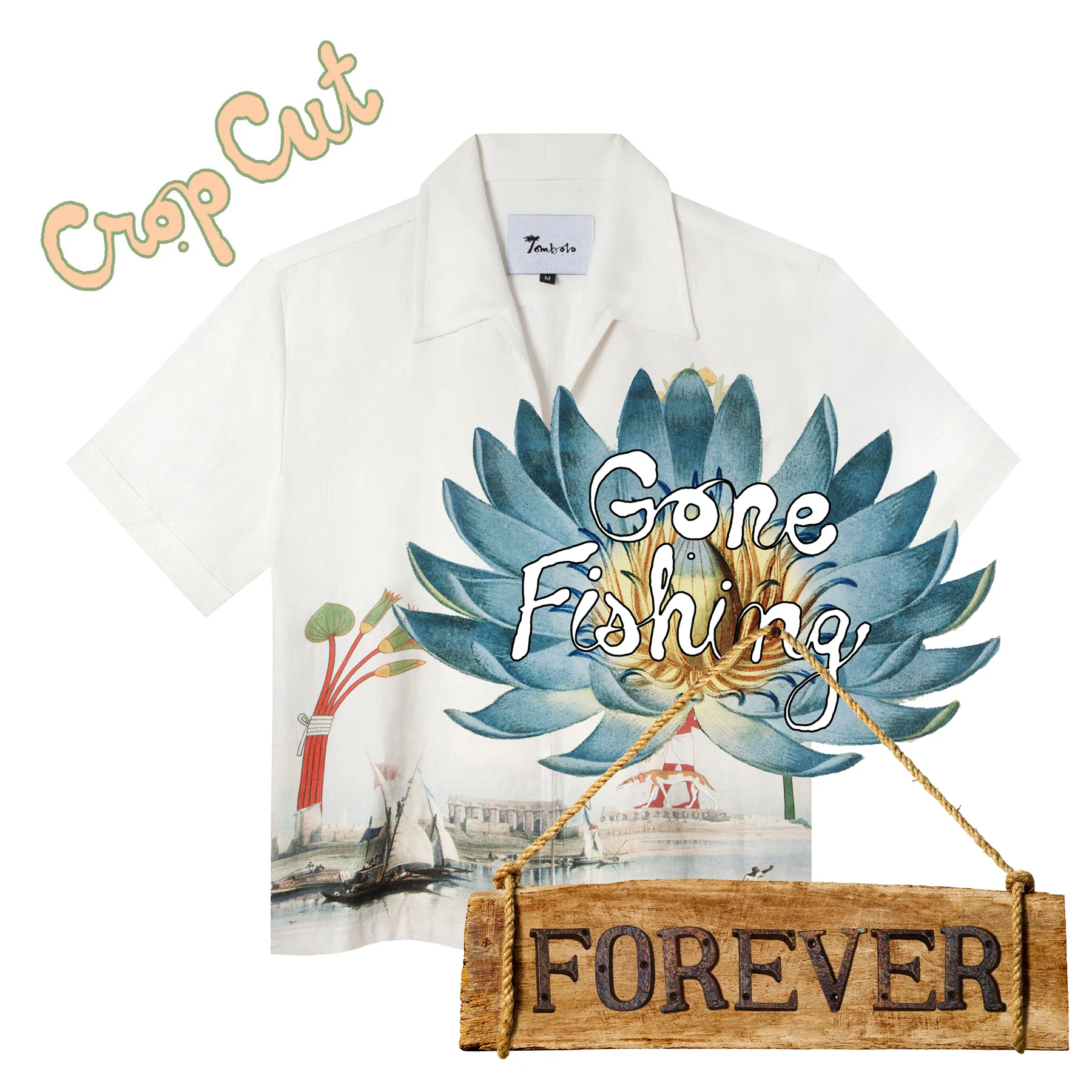 'River Bloom' Cabana ~ Crop Cut