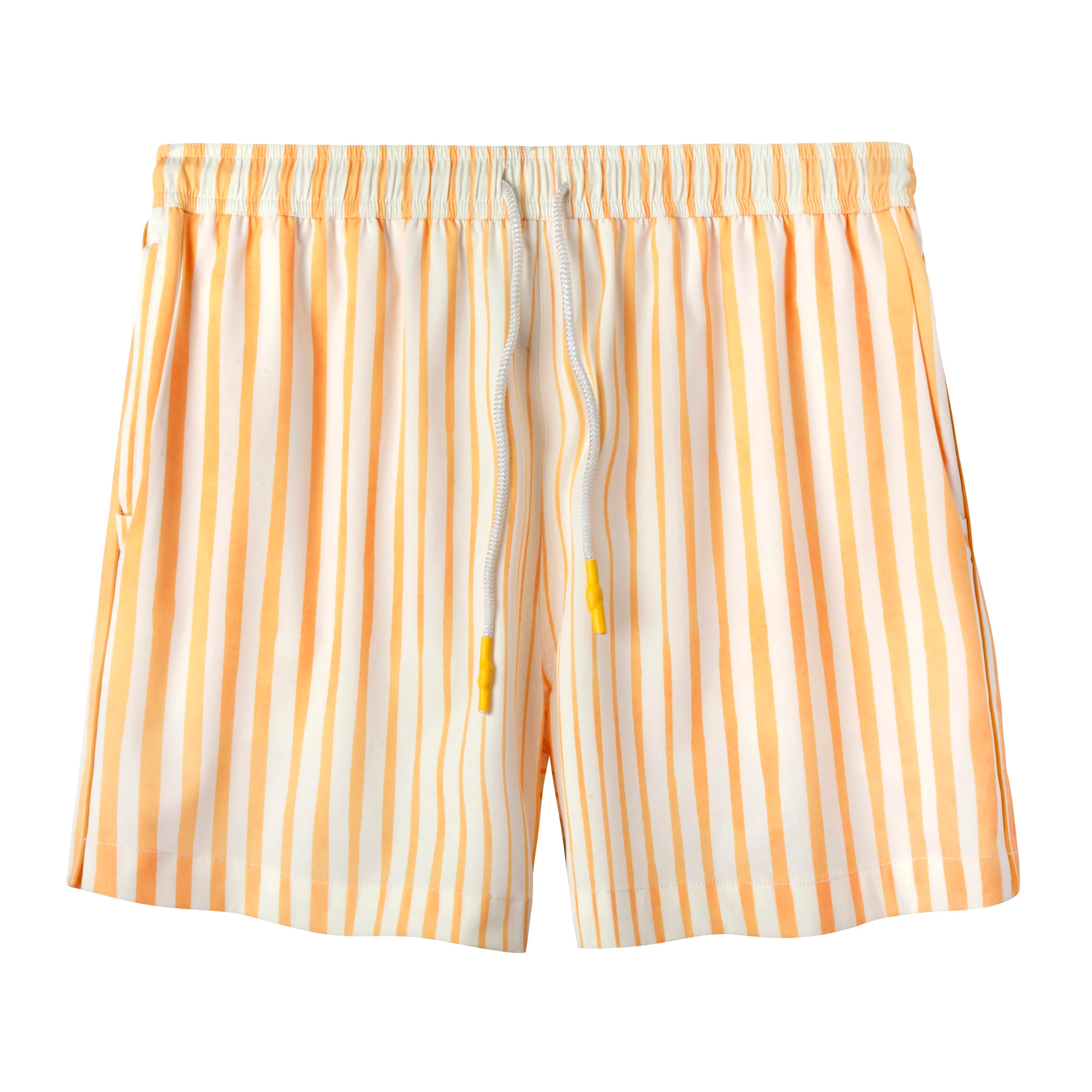'Striper' Swim Trunks (Yellow)