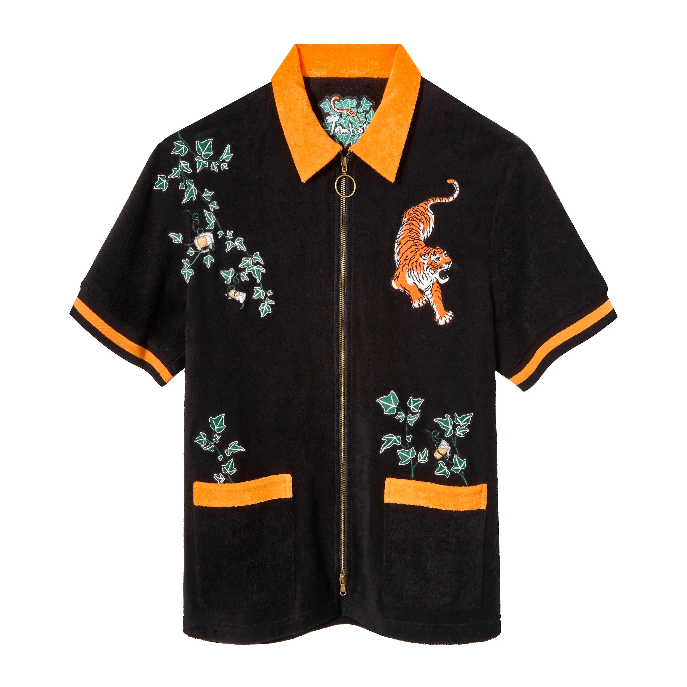 'Crouching Tiger. Hidden Beverage' Cabana (Black)