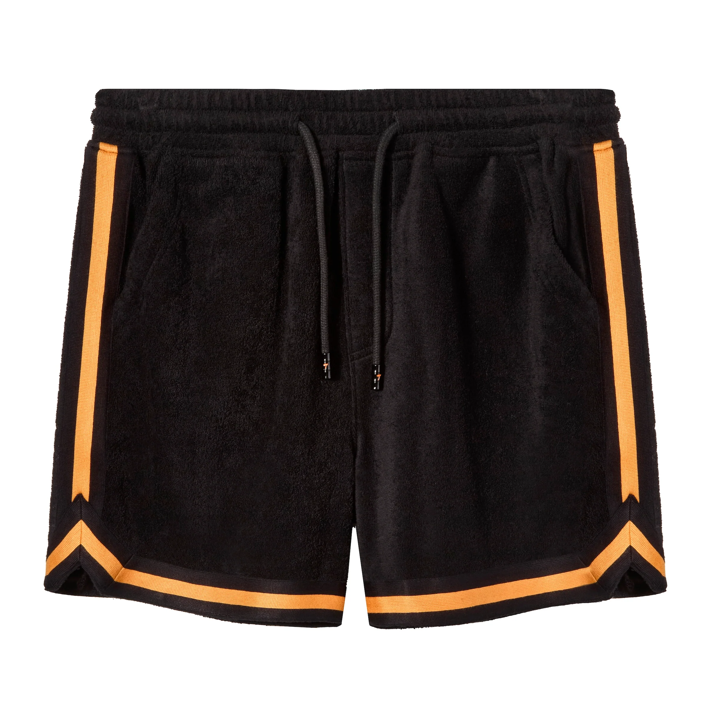 'Crouching Tiger. Hidden Beverage' Cabana Shorts (Black)