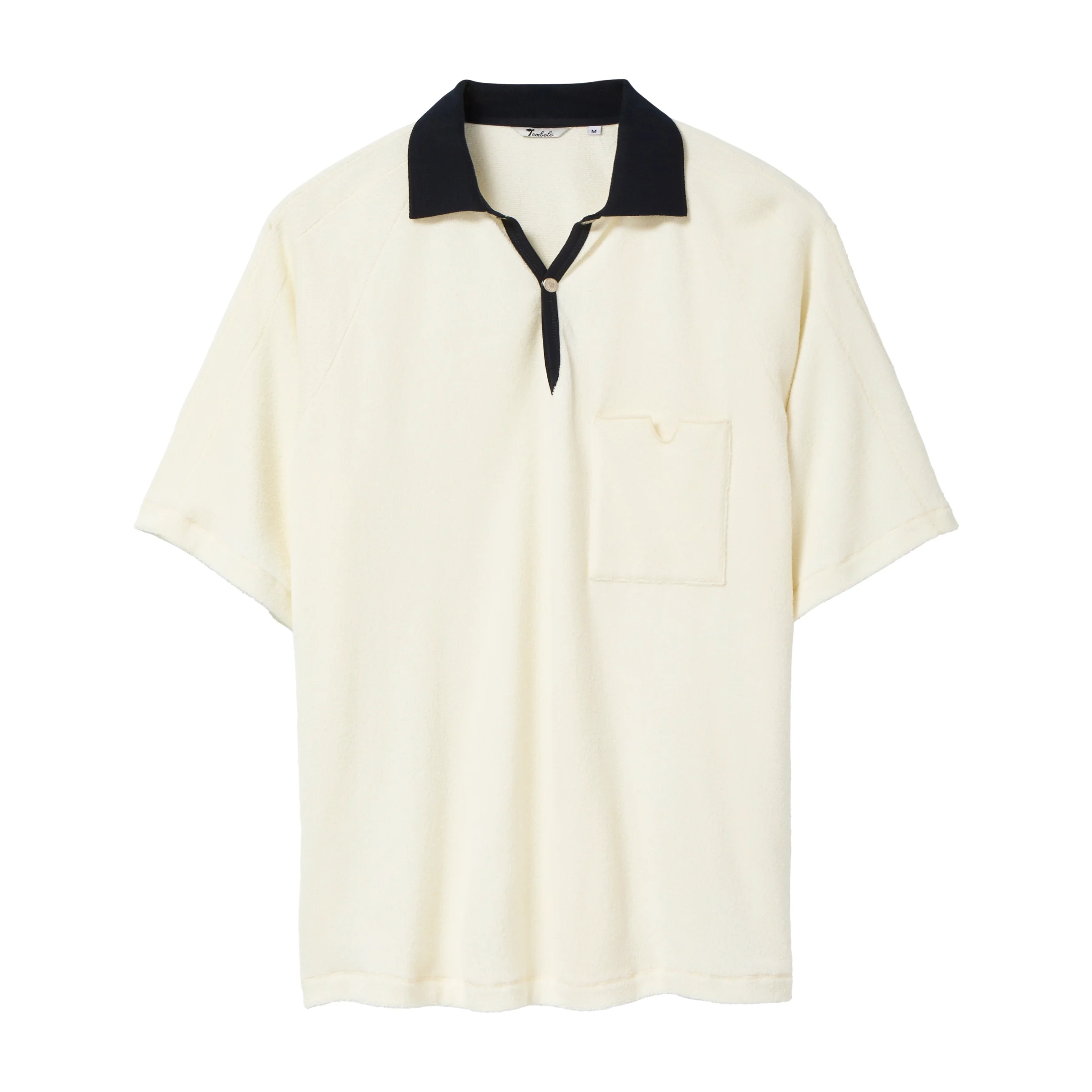 Raglan Terry Polo (Off-White)